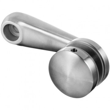 Glasadapter Spinne 1-armig 50 mm flach Edelstahl matt poliert Modell 0751