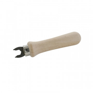 Tenax-Schlüssel mit Holzgriff 140 mm Stahlvn/Holz
