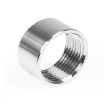 Halbsteckdose BSP, 1.1/4 Zoll OD 48,5 mm Edelstahl-316 (A4)