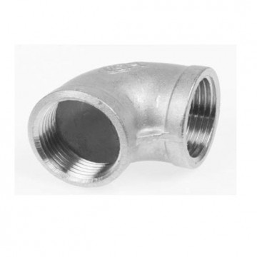 Knie bi-bi 90 BSP, 1 Zoll Edelstahl-316 (A4)
