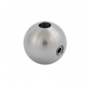 Kugel-Klemmstopper geschliffen 5 mm M5 22 mm Edelstahl-316 (A4)