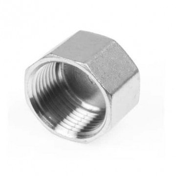 Achteckige Kappe BSP, 2 Zoll Edelstahl-316 (A4)