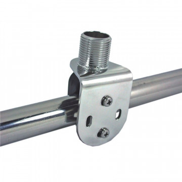 Antennenhalter für Reling 1"-14 UNS für Rohr 22-25 mm Edelstahl-316 (A4)