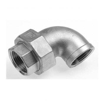 Winkelverschraubung bi-bi con BSP, 1/2 Zoll Edelstahl-316 (A4)