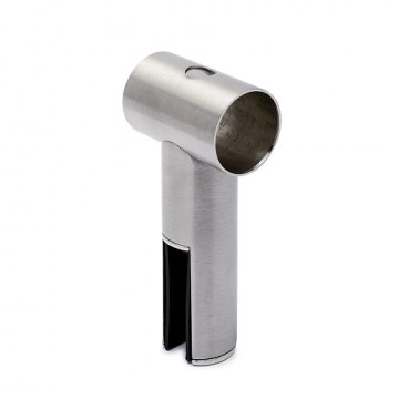 Aufsatzplattenhalter 90°, für Glasdicke 10 mm Edelstahl-304