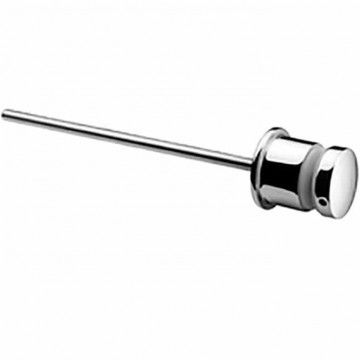 Glasadapter für französischen Balkon 50 mm flach Länge 38 mm Edelstahl glänzend poliert Modell 0748