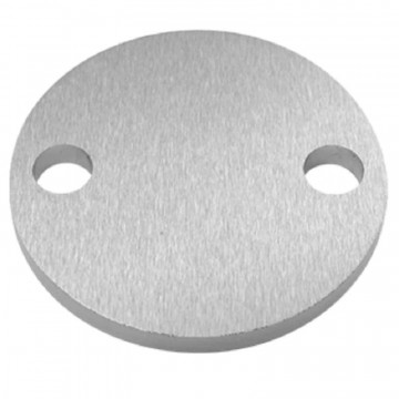 Verankerungsplatte Ø 80 x 4 mm Edelstahl matt geschliffen