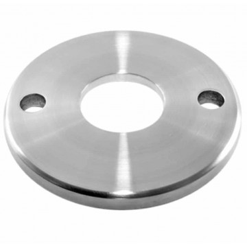 Flansch Ø 120 x 10 mm Bohrung Ø 42,7 mm Edelstahl matt geschliffen