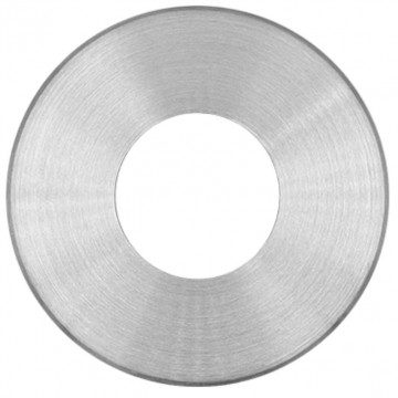 Scheibe Ø 100 x 8 mm Loch Ø 42,4 mm Edelstahl matt geschliffen