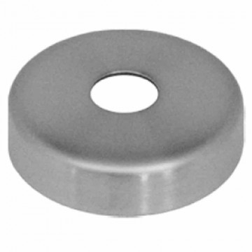 Abdeckrosette Ø 45 x 12 mm Loch Ø 12 mm Edelstahl matt poliert