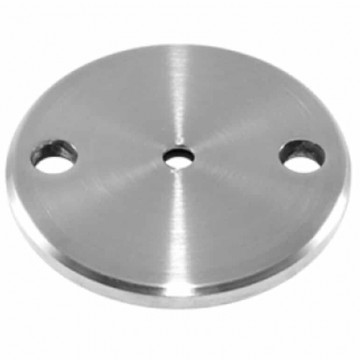Handlaufträger Scheibe Ø 70 x 5 mm Loch Ø 8,5 mm Edelstahl matt poliert
