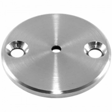 Handlaufträger Scheibe Ø 70 x 5 mm Loch Ø 8,5 mm Edelstahl matt poliert