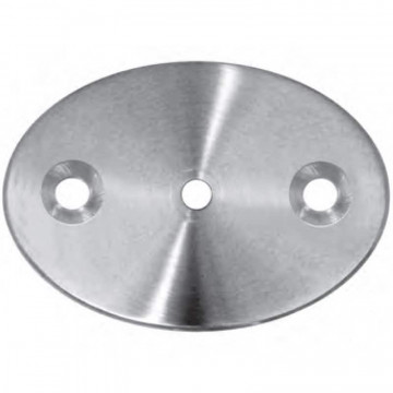 Verankerungsplatte 60 x 85 x 5 mm Edelstahl matt geschliffen