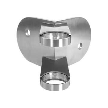 Maueranker für Rohr 42,4 mm Edelstahl matt geschliffen