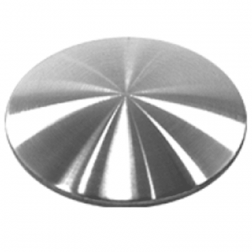 Schweissblende Ø 33 x 2 mm Edelstahl matt geschliffen