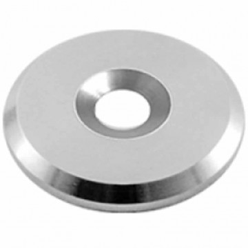 Scheibe Ã˜ 35 x 5 mm Loch Ã˜ 6,5 mm Edelstahl matt geschliffen
