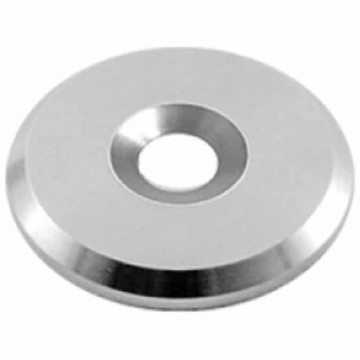 Scheibe Ø 35 x 5 mm Loch Ø 10,5 mm Edelstahl matt geschliffen