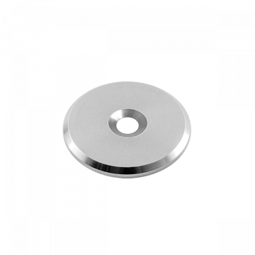 Scheibe Ã˜ 45 x 5 mm Loch Ã˜ 8,5 mm Edelstahl matt geschliffen