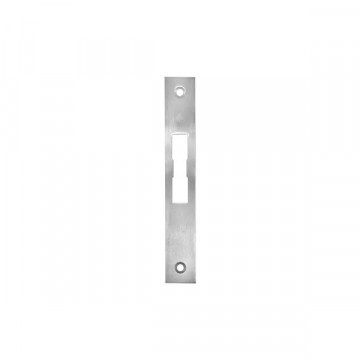 Anschlagplatte für bündigen Anschluss 160 x 24 mm Edelstahl