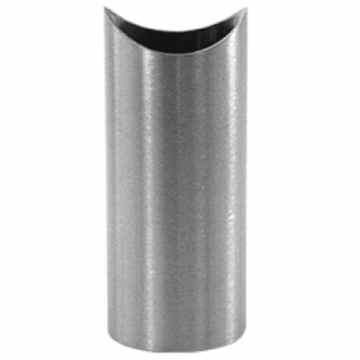 Schweißsattel Rohr Ø 33,7 x 2 mm für Rohr Ø 42,4 mm Edelstahl matt geschliffen