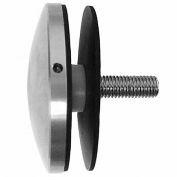 Glasadapter bol Ã˜ 52 mm RVS-304 mat geslepen Edelstahl-304