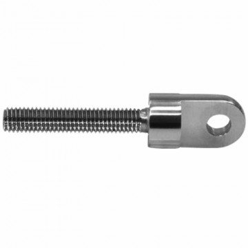 Oogschroef linkse draad M10 x 52 mm RVS-304 mat geslepen Edelstahl-304