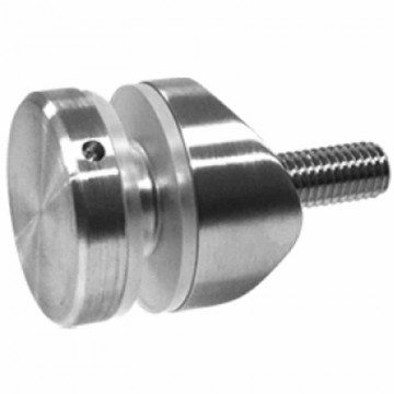 Glasadapter vlak met afstandsschijf Ø 30 mm buis Ø 33,7 mm RVS-304 mat geslepen Edelstahl-304 Glasadapter vlak met afstandsschijf Ø 30 mm buis Ø 33,7 mm RVS-304 mat geslepen Edelstahl-304