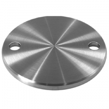 Verankerungsplatte Ø 100 x 8 mm Edelstahl matt geschliffen