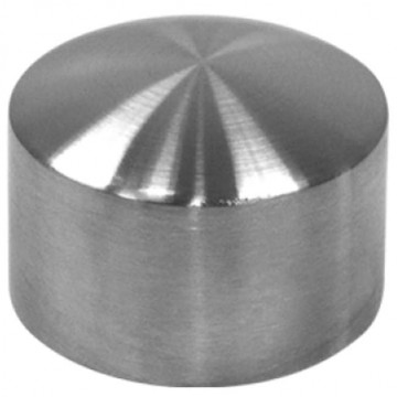 Endkappenrohr Ø 33,7 mm Edelstahl matt geschliffen