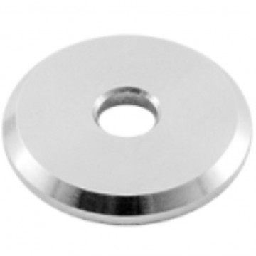 Scheibe Ã˜ 35 x 4 mm Loch Ã˜ 6,5 mm Edelstahl matt geschliffen