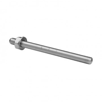 Gewindestange M10 x 130 mm, QS-272, Stahl verzinkt
