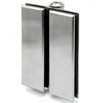 Glastürband für Glasstärke 8 - 12,76 mm Edelstahl matt geschliffen Modell 1001