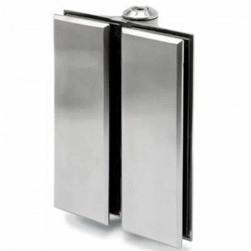 Glastürband für Glasstärke 8 - 12,76 mm Edelstahl matt geschliffen Modell 1002