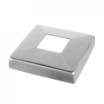 Niedrige Abdeckung für Modell 6200, 108 x 108 mm, Modell 4562, Edelstahl