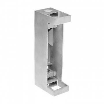 Balusterträgerhülse 40 x 40 mm Edelstahl matt geschliffen Modell 4558