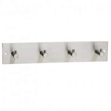 Kleiderständer Maaike, 4 Haken, Edelstahl