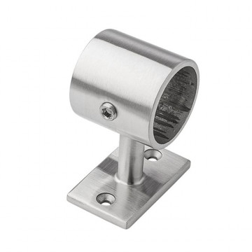 Wandsteun voor buis 28 mm RVS-316 mat geslepen Edelstahl-316