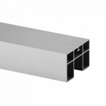 U-Profilrohr 65 x 40 x 1,5 mm Aluminium (roh)