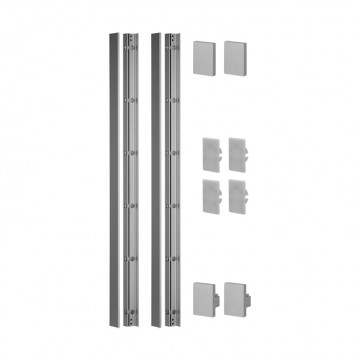 Easy Glass View Profilsatz Höhe 1100 mm Modell 6839 Aluminium anthrazitgrau