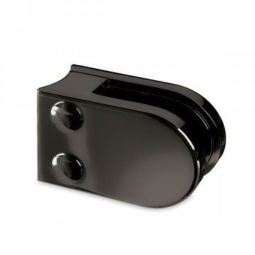 Glasklemmrohr Ø 38,1 - 42,4 mm Zinklegierung schwarz Modell 27 MINI