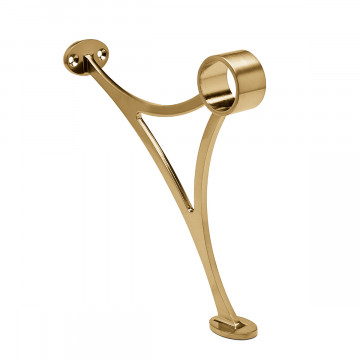 Fußlaufstütze Femke Messing matt Design 38,1 mm (1,5")