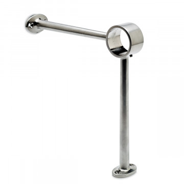 Fußlaufstütze Barbera Edelstahl Design Material Zamak 38,1 mm (1,5")