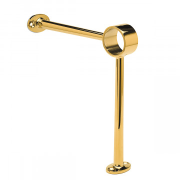 Fußlaufstütze Barbera Messing Design 38,1 mm (1,5")