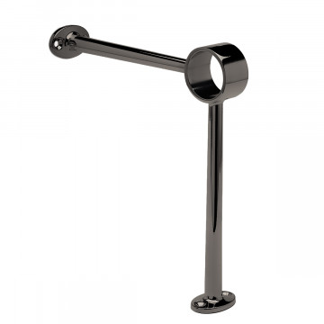 Fußlaufstütze Barbera Schwarz Design 38,1 mm (1,5")