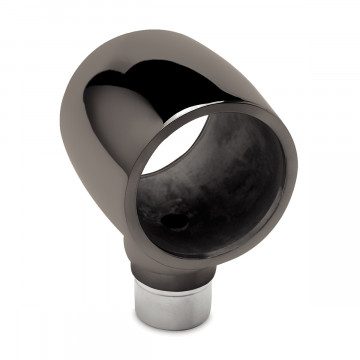 Kugelrohrverbinder mit 1 Abzw. 90° Daniella Schwarz Design 25,4 mm (1")