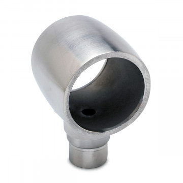 Kugelrohrverbinder mit 1 Abzw. 90° Daniella Edelstahl Design Material Zamak 38,1 mm (1,5")