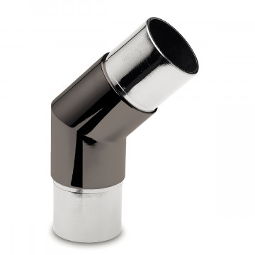 Rohrverbinder 135° Annekoos Schwarz Design 38,1 mm (1,5")