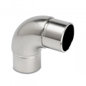 Rohrverbinder 90° Alita Edelstahl Design Material Zamak 50,8 mm (2")