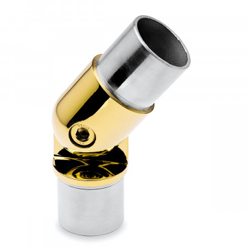 Rohrverbinder variabel Agenieta Messing Design 38,1 mm (1,5")