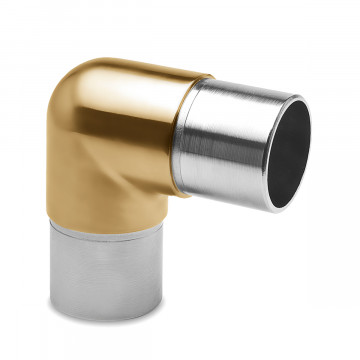 Rohrverbinder 90° Marly 25,4 mm (1") Messing matt Design